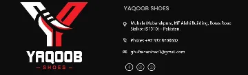 YAQOOB SHOES banner