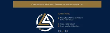 Agami sports banner