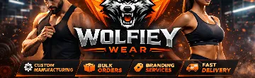 Wolfiey Wear banner