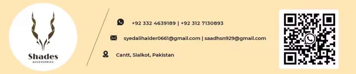 SHADES ACCESSORIES banner