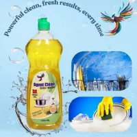  Agent Clean Dish Wash (1000-ML)– 3X Magic Gel with Real Lemon Power (1000 ML) | Deep Cleaning & Grease Removal | B2B Bulk Supply & Private Label Available 1000 ML