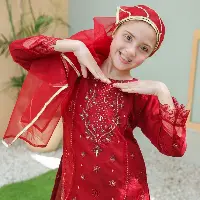 Girl's 𝐒𝐭𝐢𝐭𝐜𝐡𝐞𝐝 Fancy Suit