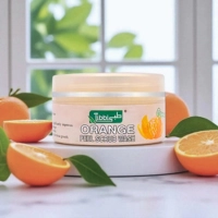  Orange Peel Herbal Face Scrub by Ghani Herbals Exfoliating Skin Brightening Natural Cleanser Face Wash