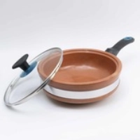  Glazed Clay Fry Pan