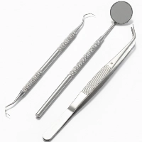  Dental Probe/Oral Mirror/Tartar Remover/Stainless Steel Tooth Cleaning Tool