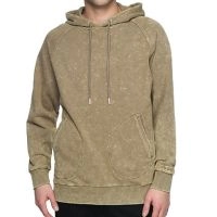  Custom Logo Hoodies Cotton Acid wash Trendy Loose Fit Available in Bulk Orders Men Casual Wear
