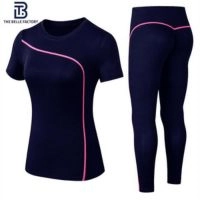  Custom Logo Activewear Yoga Set for Women Breathable Solid Pattern Gym Sports Wear Customizable Workout Apparel