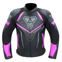  Men’s CE Approved Leather Motorcycle Jacket – Windproof & Waterproof Biker Jacket