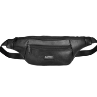  Outters PU Crossbody  Fanny Pack with 2-Zipper Pockets