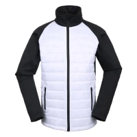  Black & White Puffer Jacket by First Dew INT