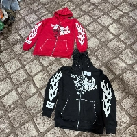  Wholesale Custom Heavy Oversized Puff Printed Hoodie
