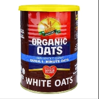  Organic Oats Tin Brown 400 Gm