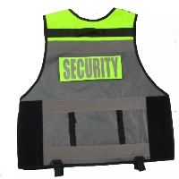  High Visibility Security Safety Vest with Reflective Strips for Professional Use