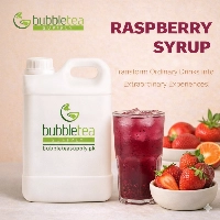  Raspberry Syrup 3000g (3KG) | Sweet Fruit Flavor Syrup for Beverages, Bubble Tea, Mocktails & Desserts
