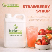  Strawberry Syrup 3000g (3KG) | Sweet Fruit Flavor Syrup for Beverages, Bubble Tea, Mocktails & Desserts
