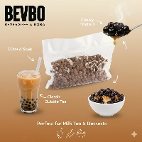  Bevbo Tapioca Pearls – Chewy Black Boba for Bubble Tea & Milk Tea (1kg)