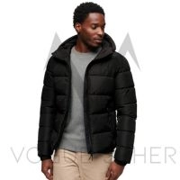  Men’s Black Puffer Jacket – Lightweight Warm Winter Outerwear
