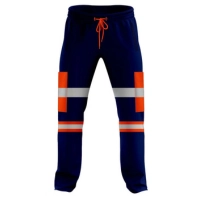  Safety Outdoor Workwear Flash Waterproof Safety Trousers Men Pants High Visibility Safety Pants Outdoor Work Wear Trousers With Pockets Men Hi Vis Work Cargo Pants Reflective Tape Safety Trousers Custom Private Label Factory Supplier 