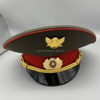  OEM Customized Logo Navy Cap Hat Wholesale Transport Conductor Uniform Hot Sell Cheap Daily Applicable Cap