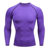  Superior Quality Design Your Own Sublimation Compression Shirt Custom Printed Mens OEM Rush Guard Running Clothes Jogging Wear