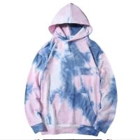  New Arrival Winter Men's Tie Dye Hoodies Basic Cotton Blended Breathable Windproof Long Sleeves Tie Dye Hoodies