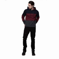  Block Men's Hoodies Lightweight Fleece Windproof Pullover Full Sleeve Digital Printing Street Wear Winter