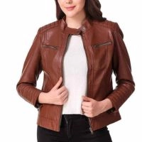  2026 OEM Wholesale Price Winter Women's Genuine Leather Jackets Breathable 100%High Quality Fashion Bomber Winter Heated Jacket