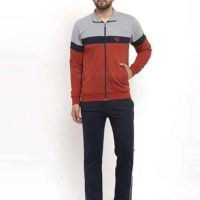  Best Quality Custom Made Breathable Plus Size Men's Tracksuit Winter Wear Sets 100% Cotton Lightweight