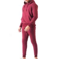  Custom Logo Unisex Winter Tracksuit Joggers Sets Sportswear-100% Cotton Breathable Quick Dry Lightweight Training Gym Wear