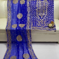  2 Piece Gotta Suit Traditional Embroidered Women Ethnic Wear Dress Suit Wholesale Supplier Pakistan