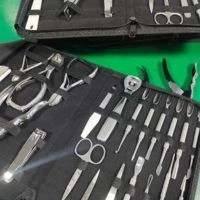  21 Piece Stainless Steel Pedicure Manicure Kit in Black Case High Quality in Wholesale Low Price