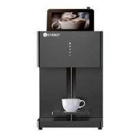  Evebot EB-Pro Single-Colour Coffee Printer | Monochrome Edible Ink Latte Art Machine for Restaurants & Cafes | High-Speed WiFi Food Printer