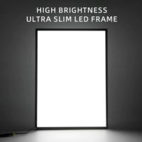  LED Display Frame A-4 - Ultra Slim Aluminum Backlit Signage Light Box Bulk Wholesale | Private Label Myibico Pakistan