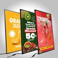  LED Display Frame A-1 - Ultra Slim Aluminum Backlit Signage Light Box Bulk Wholesale | Private Label Myibico Pakistan