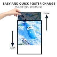  LED Display Frame A0 Illuminated Poster Light Box Advertising Sign Frame Shop Menu Board Display Supplier Pakistan
