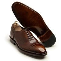  Falkirk Men Oxford Shoes Genuine Calf Leather Hand Stitched Formal Dress Shoes Footwear Supplier Pakistan