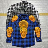  tylish Comfortable Professional Cotton Flannel Shirt Men Custom Motorcycle Riding Apparel Breathable Quick Dry Durable Spring