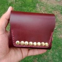  Premium Handmade Wax Pull-Up Leather Wallet – Vintage Style Men's Bifold
