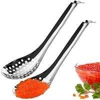  Spherification Molecular Slotted Spoon Stainless Steel Bar Spoon Colander Cooking Gadgets for Caviar in Cheap Price