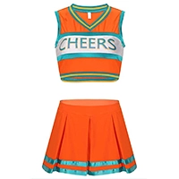  New Design Team Wear Cheerleading Uniform Soft Fabric Practice Sports Wear Design Cheerleading Uniform Made In Pakistan