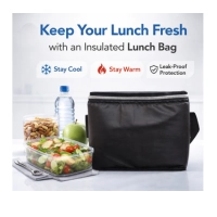  Insulated lunch bag Portable and Durable Aluminum Foil Material - Keep Your Food and Drinks Fresh and Cold All Day, Lunch Bag | Stylish Insulated Bag | Durable Handle Bag, Lunch Bag