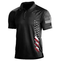  Men's Graphic Stretch Polo Shirts - Moisture Wicking Performance Bulk Wholesale MOQ 50 | Private Label Audix