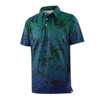  Men's Moisture-Wicking Hawaiian Golf Polos - Performance Performance Fabric Bulk Wholesale | Private Label Audix