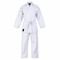  Polyester Cotton Karate Uniform Quick Dry Breathable Unisex Martial Arts Gi Custom Made Training Suit Bulk OEM Service