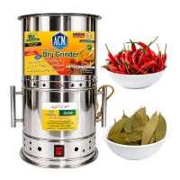  Dry Grinder 1 KG Capacity  (10No) Heavy Duty Commercial Masala Grinder Machine Stainless Steel Extra Large Industrial Grinding Unit