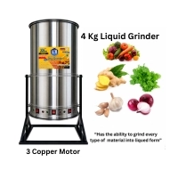  Liquid Grinder 4 KG Capacity With Stand | Special Edition | 3 Motor With 3 Blade
