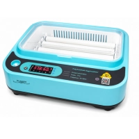  24 Eggs AC/DC Fully Automatic Intelligent Incubator | Light Blue Egg Incubator | Poultry Hatchery Machine