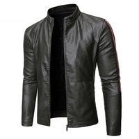  Customizable Men's Genuine Cowhide Buffalo Leather Jackets Fully Logo-Emblazoned Quick Dry Sustainable for Spring OEM Service