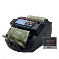  SM-2100D2 UV 3MG IR Automatic Currency Counting Machine Bank Bill Counter with Fake Note Detection Multi Currency Cash Counter 900 Notes Per Minute Manual Value Calculation Money Counter Wholesale Supply