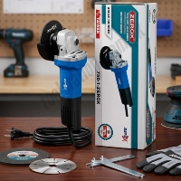  ZEROX Angle Grinder 750W Professional  – Model 750-1-ZEROX | 4 inch Heavy Duty Electric Cutter & Sander Machine with 100% Copper Motor